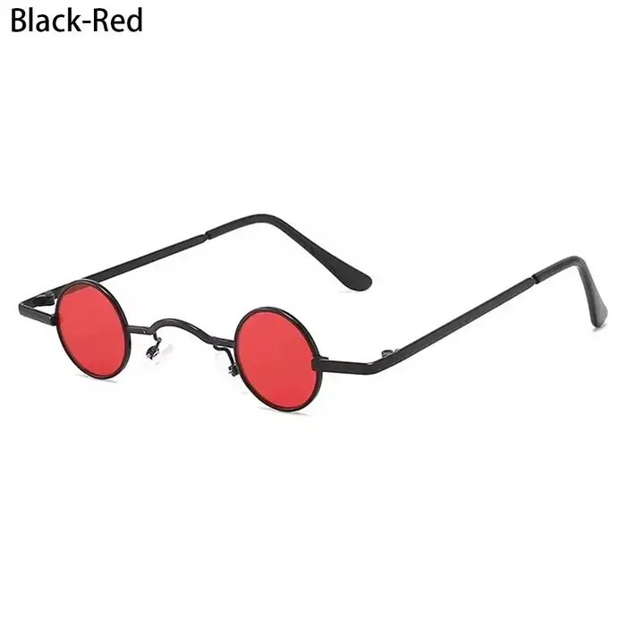 Petites lunettes rondes pour femmes et hommes, monture en métal ultra mini, anti-reflets, style hip 