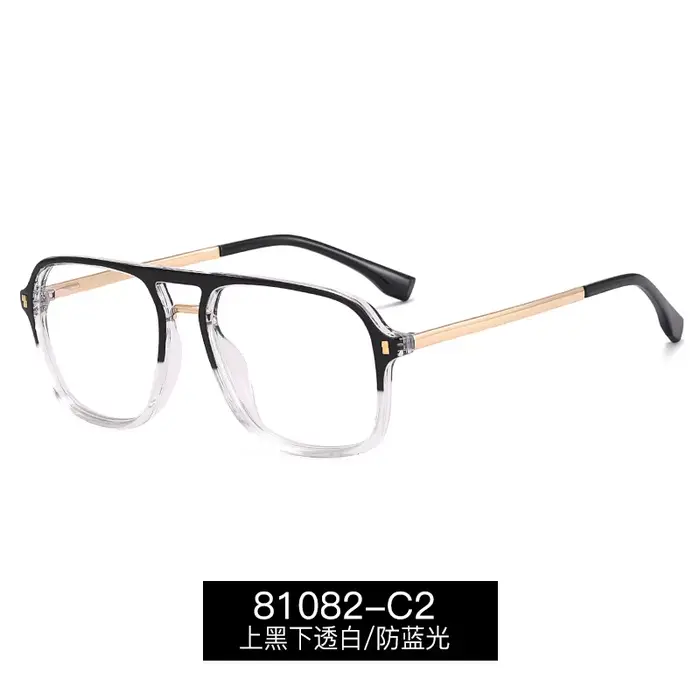 Lunettes de vue rectangulaires rétro pour hommes, personnalisées, progressives, photochromiques, pou