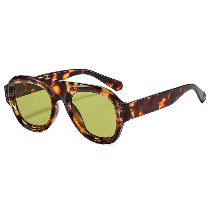 1 Paire de Lunettes de Soleil Aviateur Tendance Grand Format pour Hommes et Femmes – Idéales pour la Conduite et le