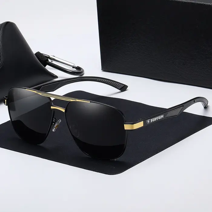 Lunettes de soleil de mode conduite lunettes de soleil hommes femmes polarisées pour f-ferrari 599 F