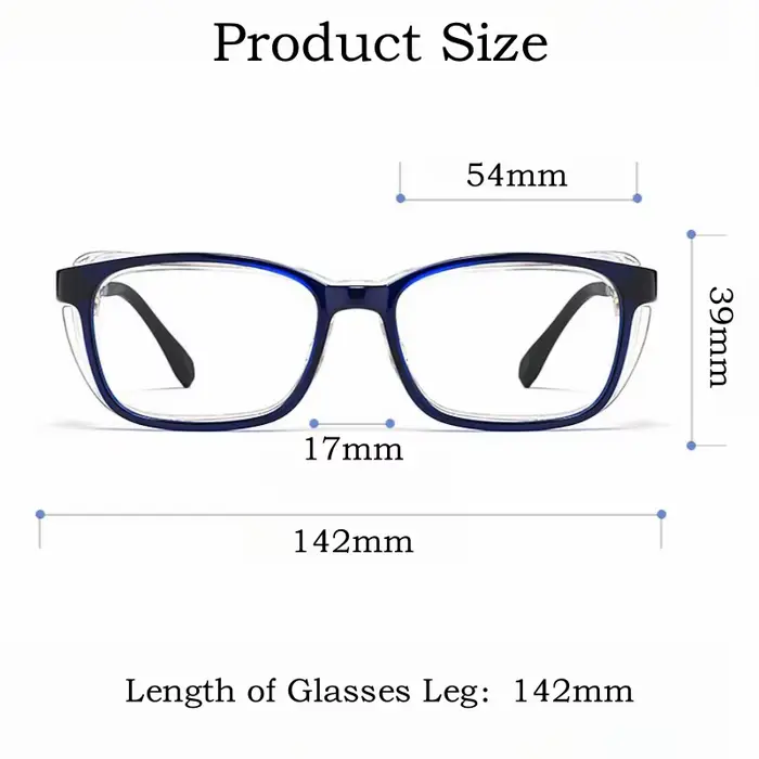 YIMARUILI-Lunettes de protection ultralégères pour homme, montures optiques carrées, anti-impact et 