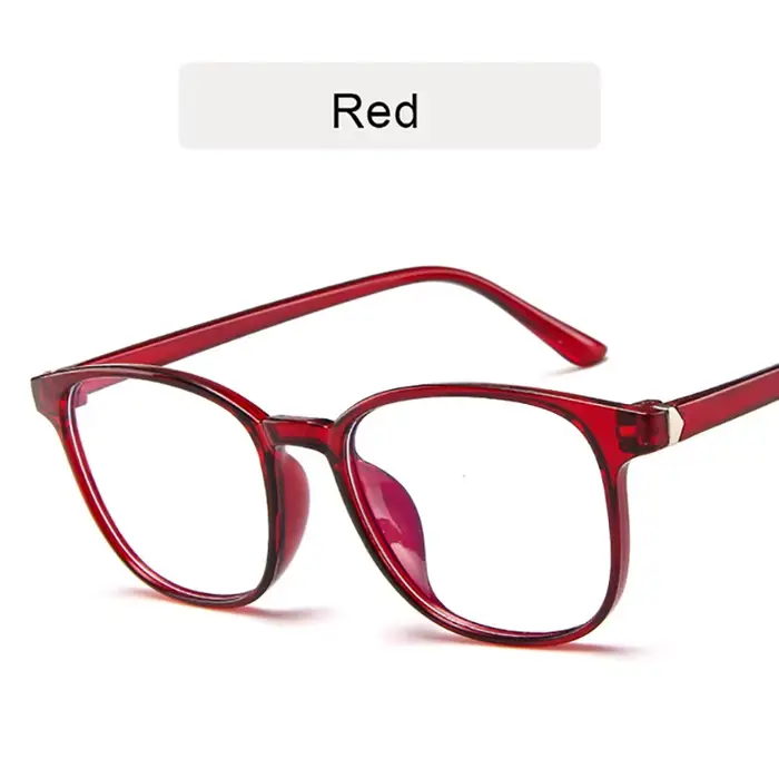 Lunettes d'ordinateur transparentes carrées anti-lumière bleue pour femmes et hommes, monture PC, ve