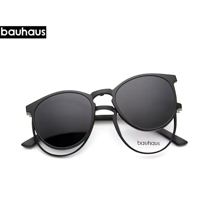 Lunettes de soleil anti-absorbe ouissement pour détenus myopes, lunettes magnétiques vintage, lunett