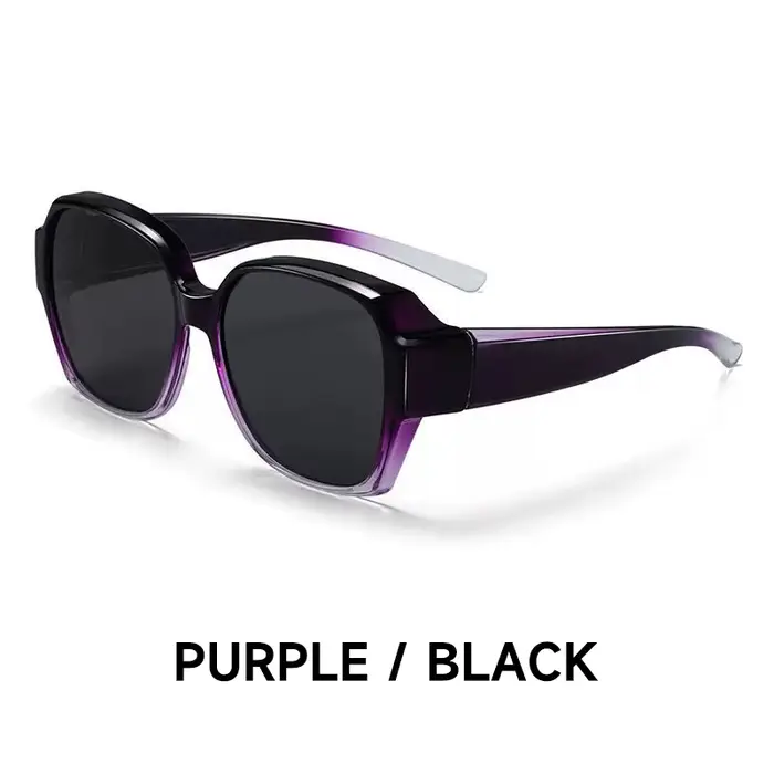 Lunettes de soleil polarisées pour hommes et femmes, compatibles avec les lunettes de vue, protectio