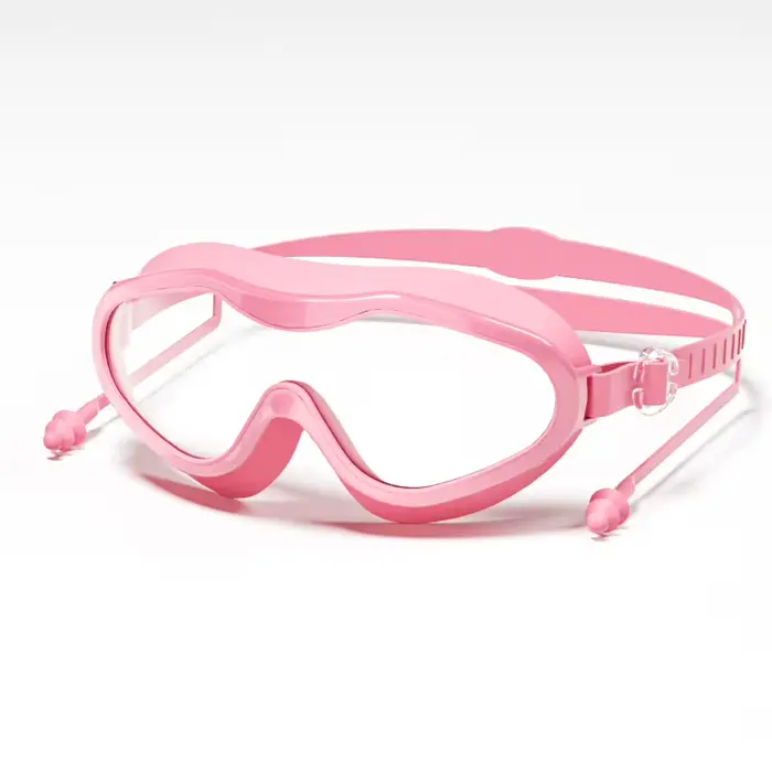 Lunettes de natation à grande monture, imperméables haute définition, antibuée, galvanisées, anti UV