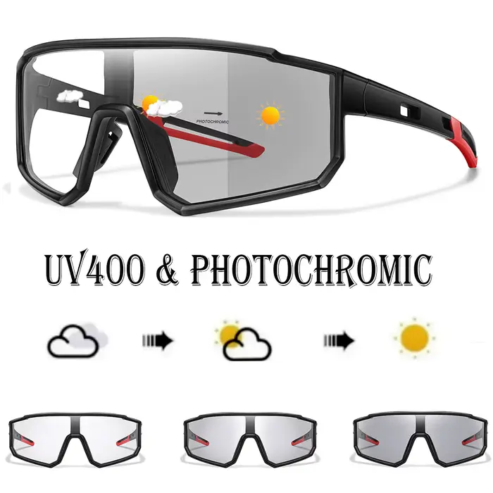 Nouveau Style marque lunettes photochromiques hommes femmes vélo vtt vélo course pêche cyclisme lune