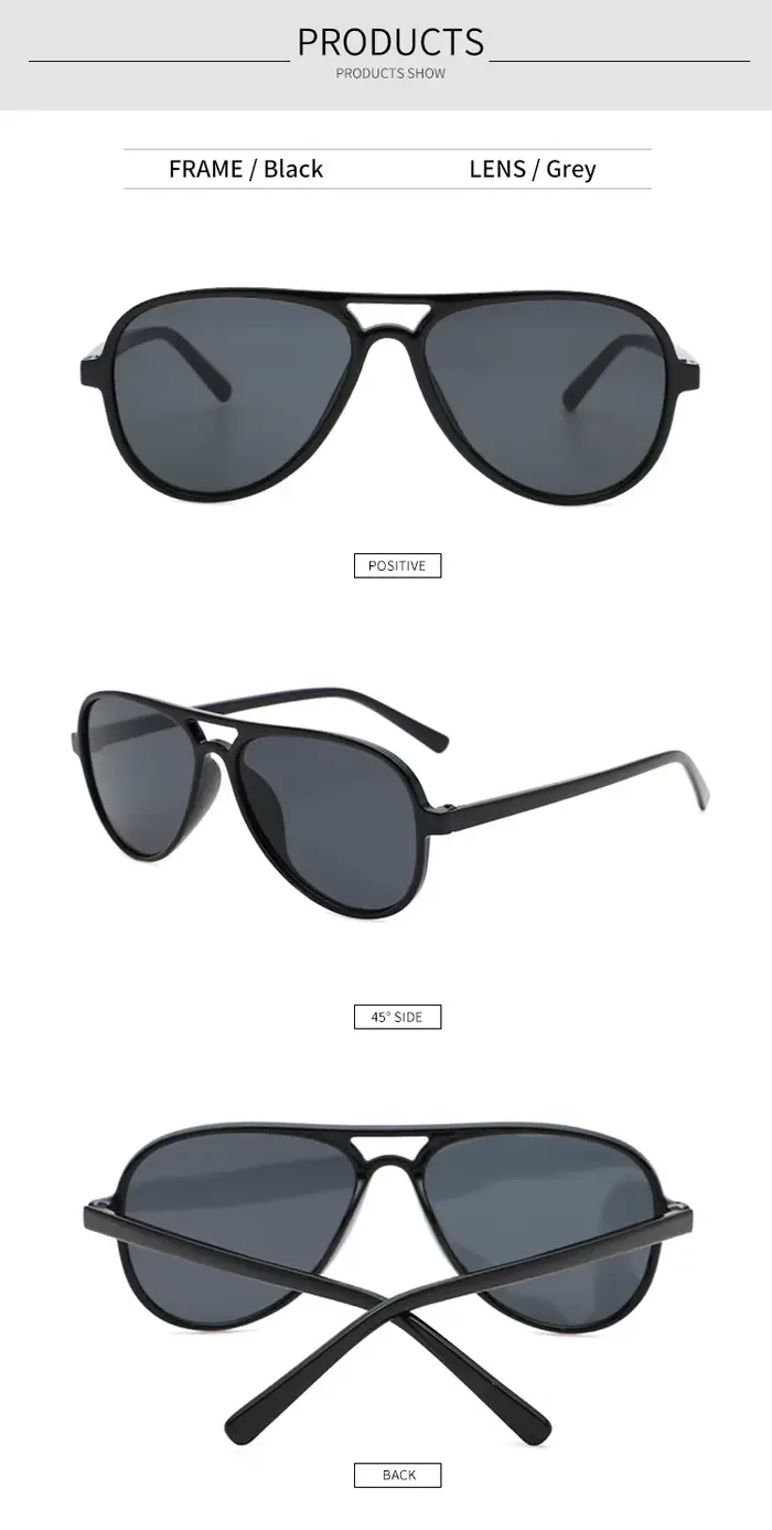 Lunettes de soleil miroir rétro ultralégères et légères, lunettes de soleil de conduite classiques, 