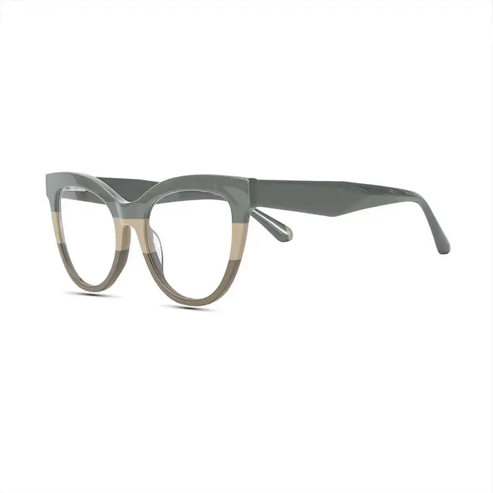 Lunettes optiques œil de chat en écaille de tortue vintage pour femmes fabriquées à partir de montur