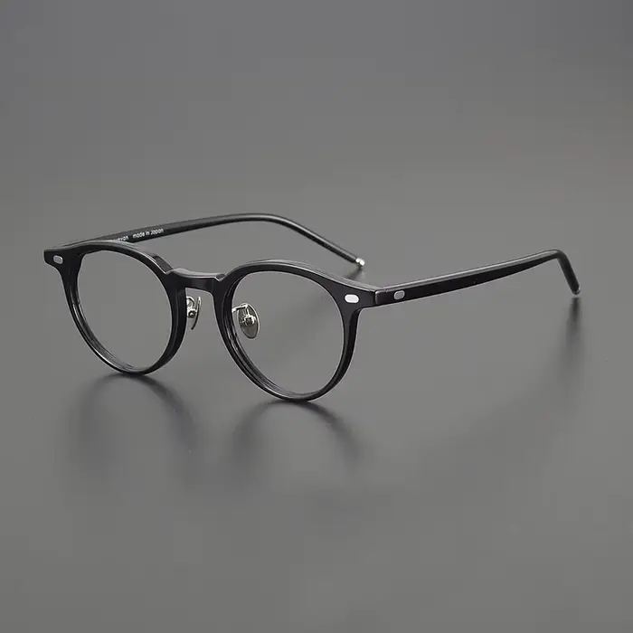 Lunettes rondes Vintage pour hommes et femmes, Design de marque japonaise, monture de qualité supéri