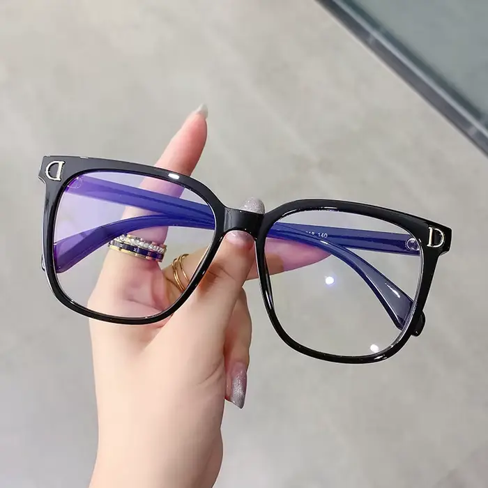 Lunettes de myopie anti-lumière bleue pour femmes, lunettes optiques unisexes, lunettes dioptriques 