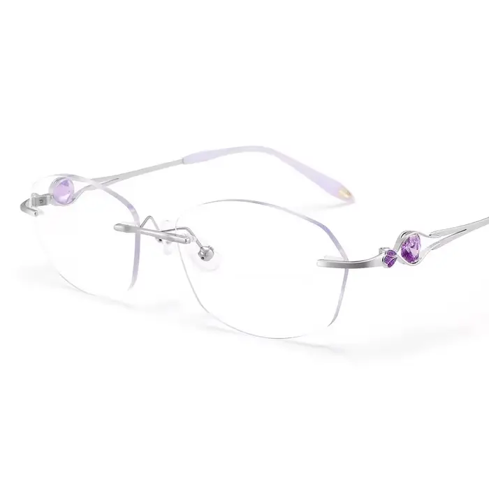 Lunettes optiques en titane pour femmes, verres de Prescription, pour myopie, lecture, hypermétropie