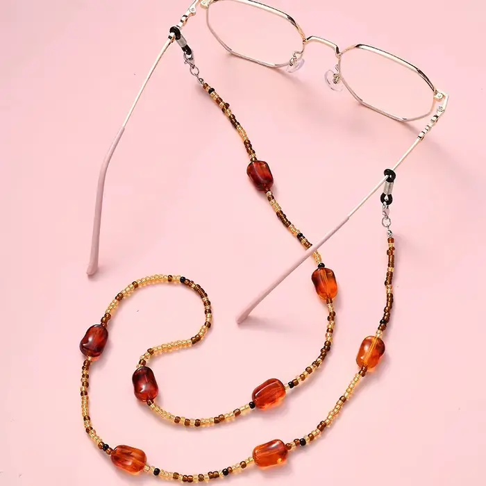 JOWomen-Lunettes de soleil en verre ambré pour femme
