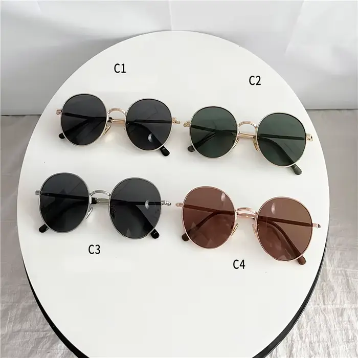 Steampunk lunettes de soleil polarisées rondes avec Prescription femmes hommes UV400 Anti-éblouissement myopie