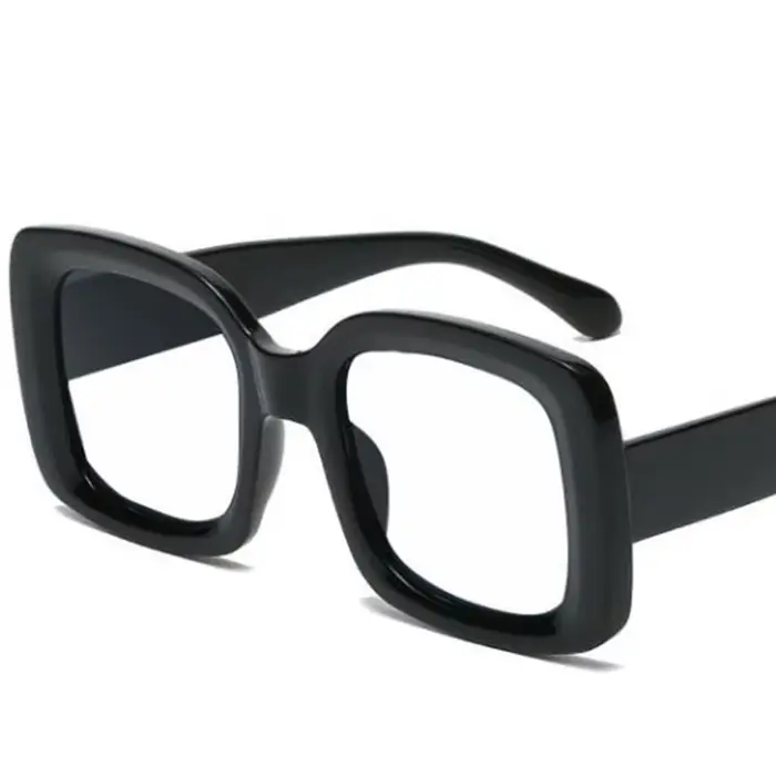 Lunettes carrées vertes vintage pour femmes