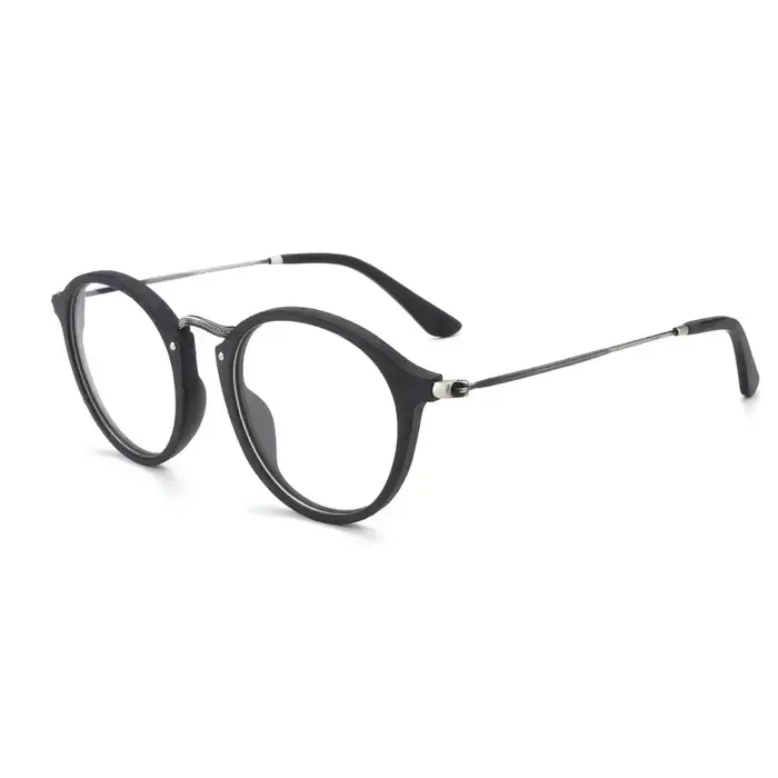 Montures de lunettes rondes vintage HD, fabriquées à la main en bois, lunettes pour hommes et femmes