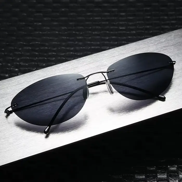 Lunettes de soleil polarisées classiques style Agent Smith pour hommes, idéales pour le cyclisme et 