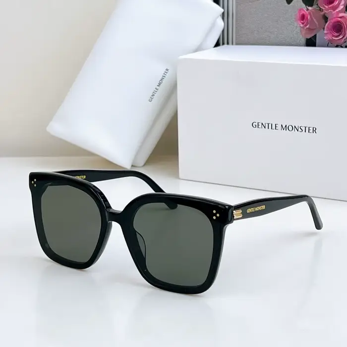 GENTLE MONSTER NEW HER – Lunettes de soleil surdimensionnées en acétate pour hommes, UV400, monture 
