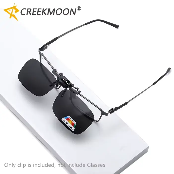 Lunettes de soleil polarisées à clipser pour lunettes de vue
