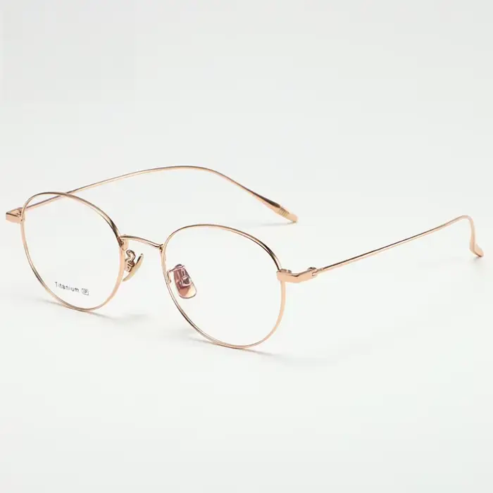 MOMOJA lunettes rondes rétro mode Ultra léger pur titane monture de lunettes nouvelles lunettes de P