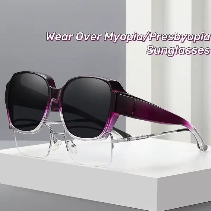 Lunettes de soleil polarisées rondes à la mode