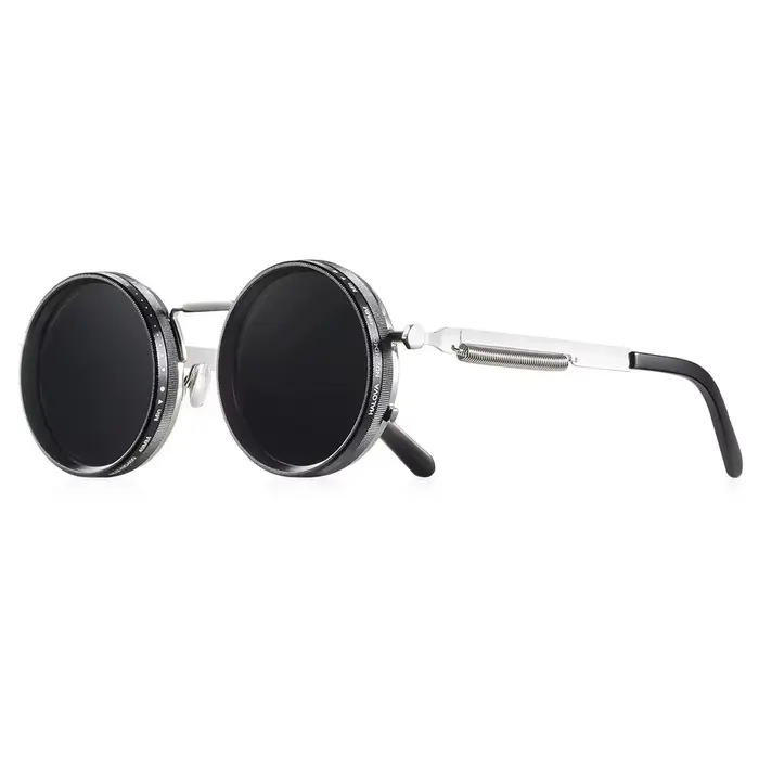 Lunettes de soleil de pêche à monture ronde