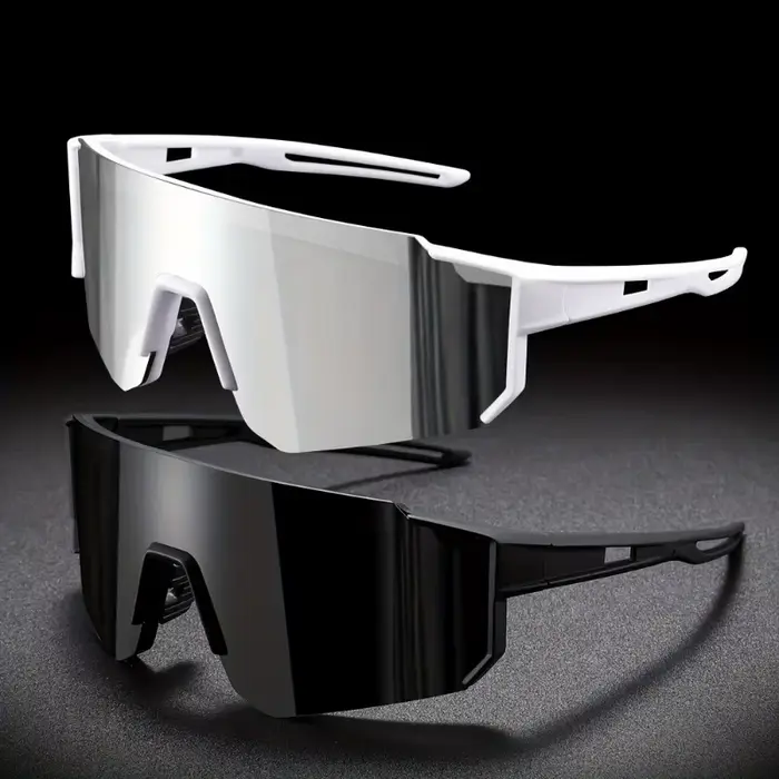 1 paire de lunettes colorées à grande monture