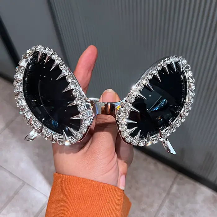 Lunettes de soleil extraterrestres pour hommes et femmes, lunettes de soleil de style boule, métal J