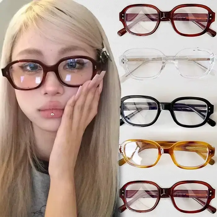 Y2k – lunettes décoratives Vintage pour femmes