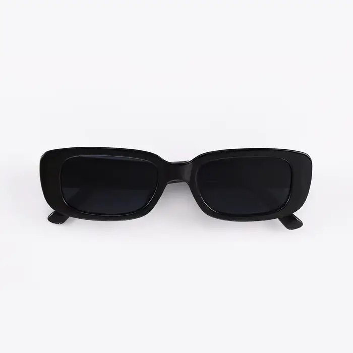 Lunettes de soleil carrées rectangulaires pour hommes, petites lunettes de soleil de styliste, rétro