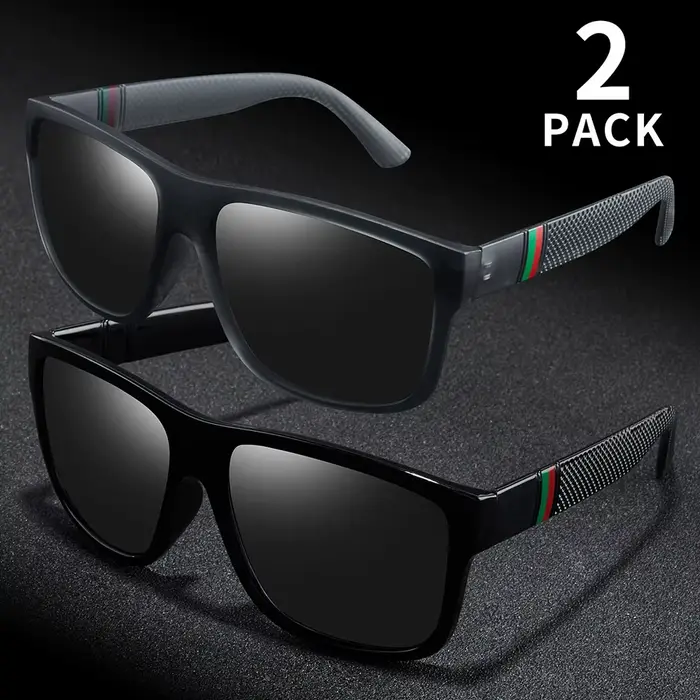 1/2 pièces lunettes de soleil polarisées marque concepteur Vintage lunettes de soleil homme à la mod