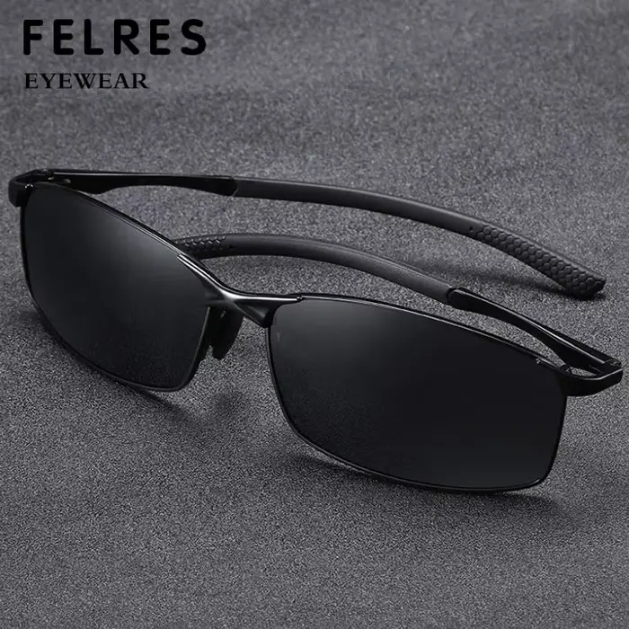 Lunettes de soleil à monture en métal pour hommes et femmes