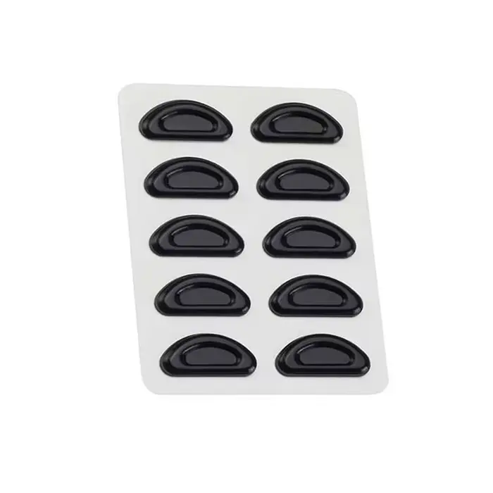5 paires de coussinets adhésifs en silicone pour lunettes, rehausseurs de nez pour lunettes, coussin