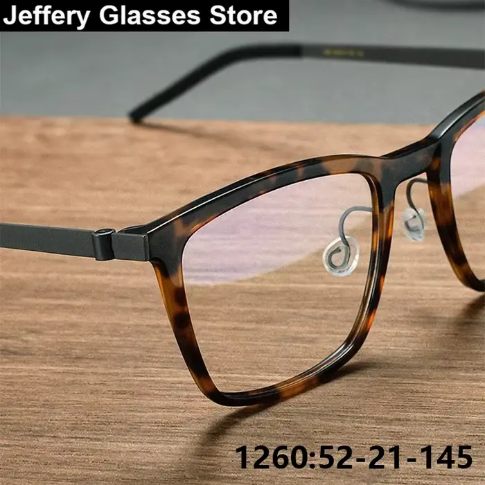 Monture de lunettes carrée pour homme et femme