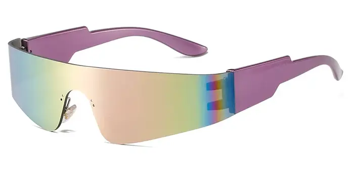 Lunettes de soleil sans monture pour hommes et femmes, lunettes de soleil, lunettes miroir, nuances 