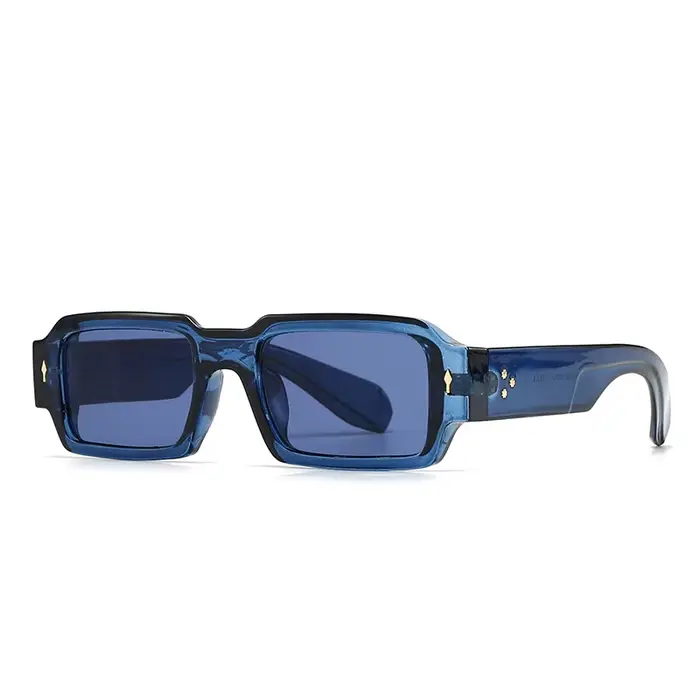 Lunettes de soleil Punk à rivets classiques pour hommes et femmes