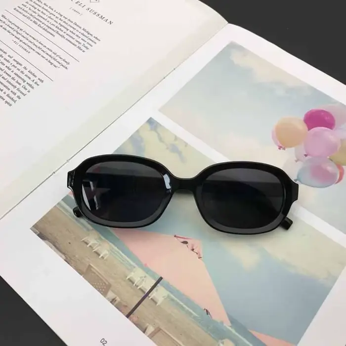 Lunettes de soleil rétro de voyage coréen pour hommes et femmes, lunettes de protection solaire, lun