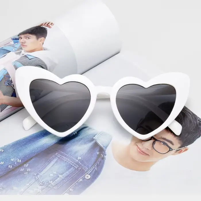 Amour effet spécial lunettes en forme de coeur mode