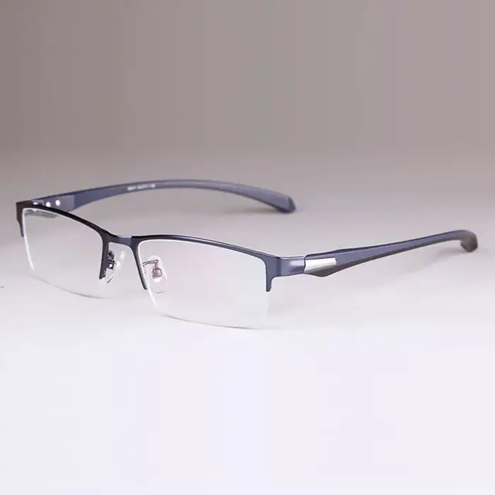 Monture de lunettes en alliage pour hommes, branches flexibles, jambes, matériau en alliage de galva