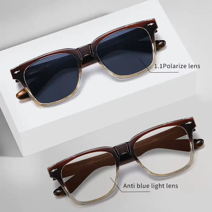 Reven Jate-Lunettes de soleil polarisées pour homme, bonne qualité, protection contre la lumière du 