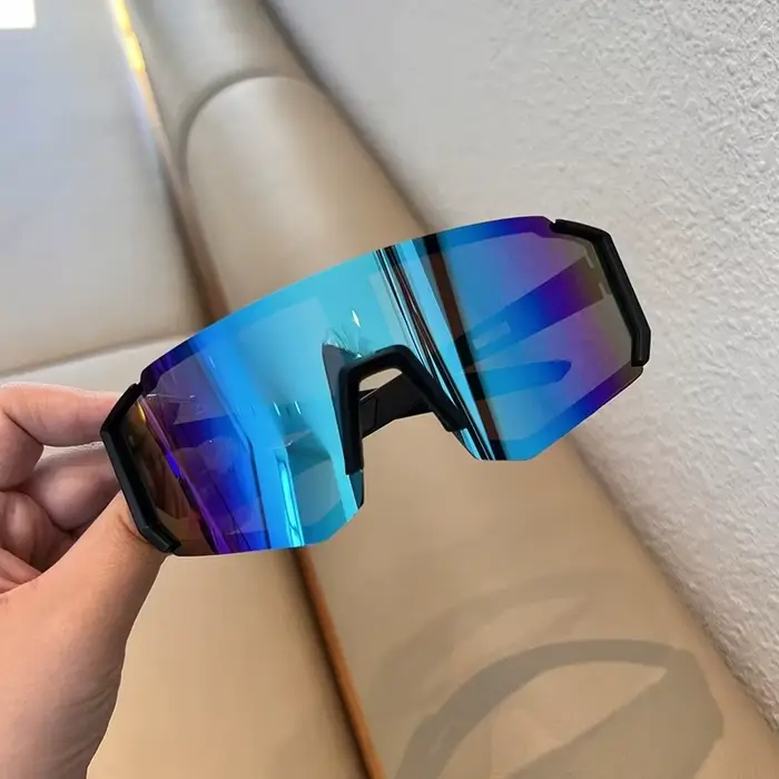 Lunettes de soleil de sport pour hommes, légères, surdimensionnées, pour le cyclisme, la conduite, l