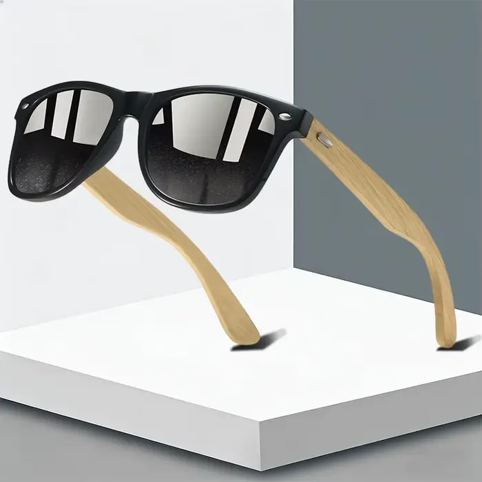 Lunettes de soleil carrées vintage pour hommes et femmes