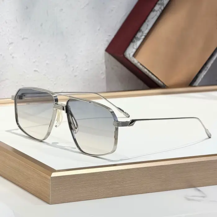 Lunettes de soleil carrées en alliage JAGGER 2026, double pont creux, mode UV400, lunettes haut de g