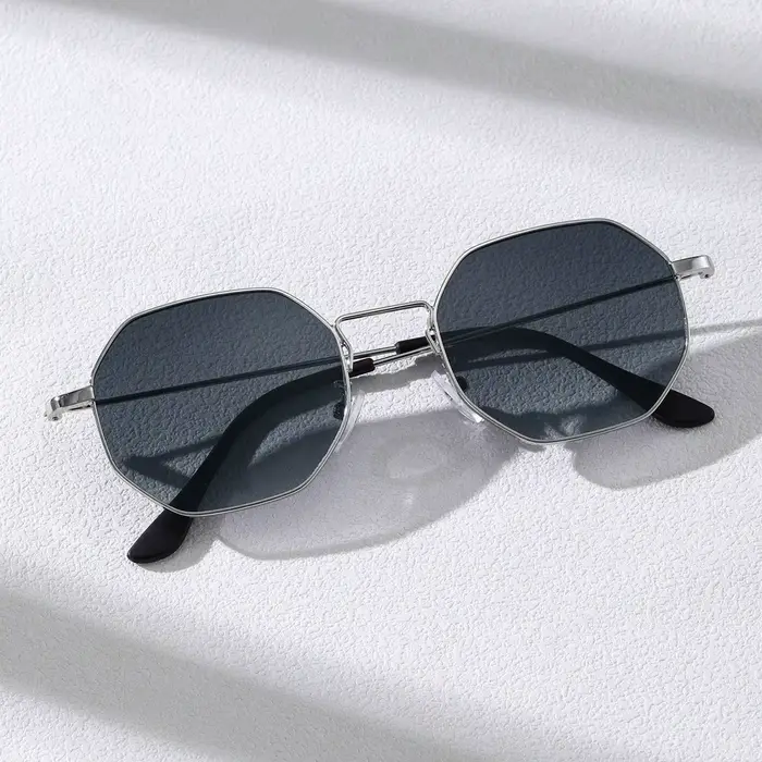 Lunettes classiques en métal pour hommes