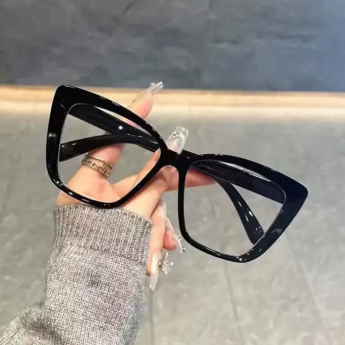 Lunettes classiques à monture œil de chat, sans Prescription, article de mode décontracté, adaptées 
