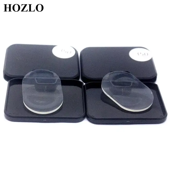46*30mm gel de silice myopie lentille à coller nouvelles lunettes myopes lentille réutilisable pour 