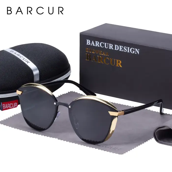 Lunettes de soleil femmes polarisées mode BARCUR
