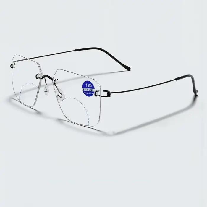 Lunettes de lecture à double mise au point pour un usage proche et lointain pour hommes et femmes, a