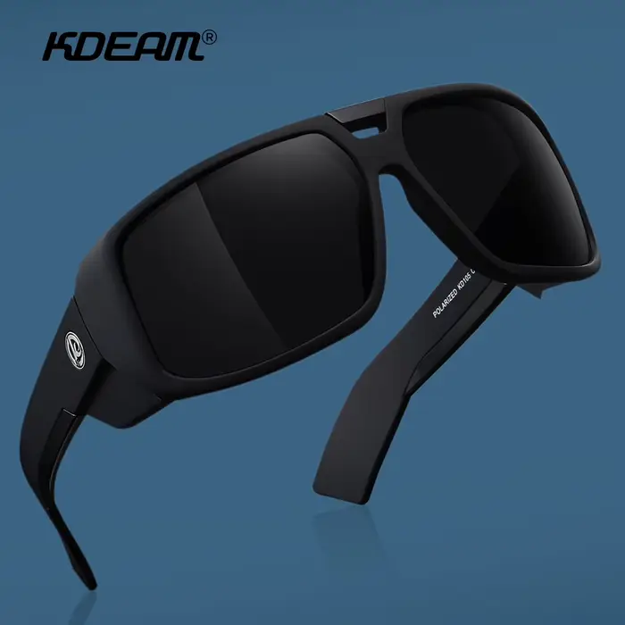 KDEAM Shield – lunettes de soleil polarisées carrées