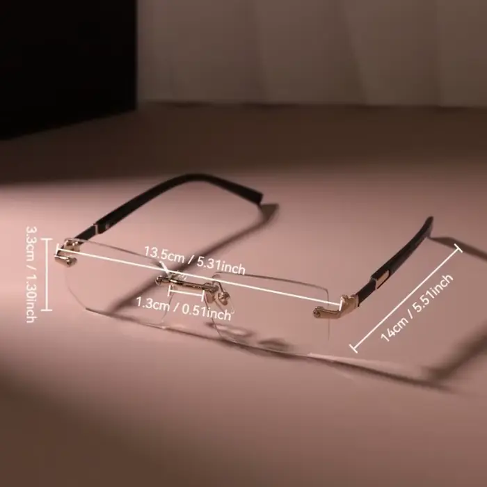 [Lunettes rectangulaires chics pour hommes]