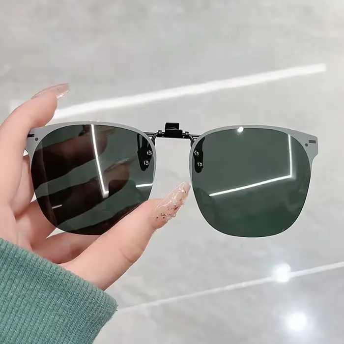 Lunettes de soleil polarisées dégradées pour myopie, lunettes à clip, lunettes UV400, lunettes de vi